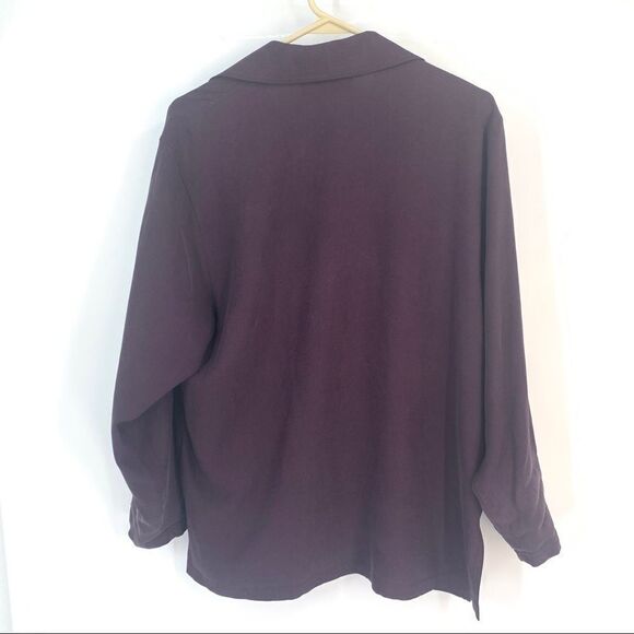 Chico’s  Design 100% Silk Button Front L/S Blouse - Picture 6 of 10